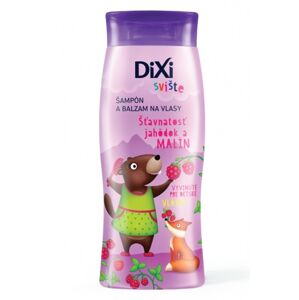 DIXI Šampón a balzam na vlasy Jahoda+malina Svište 250ml