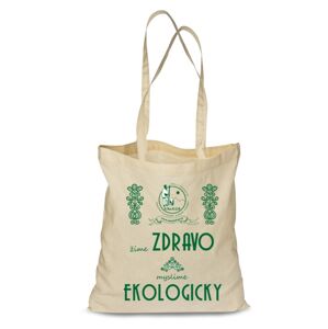 Plátená EKOlogická taška - dlhá rúčka Natural