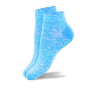 Členkové ponožky čičmany - svetlomodré