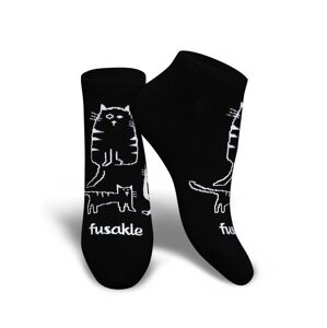 Fusakle ponožky podkotník Čauky Mňauky-S 35-38